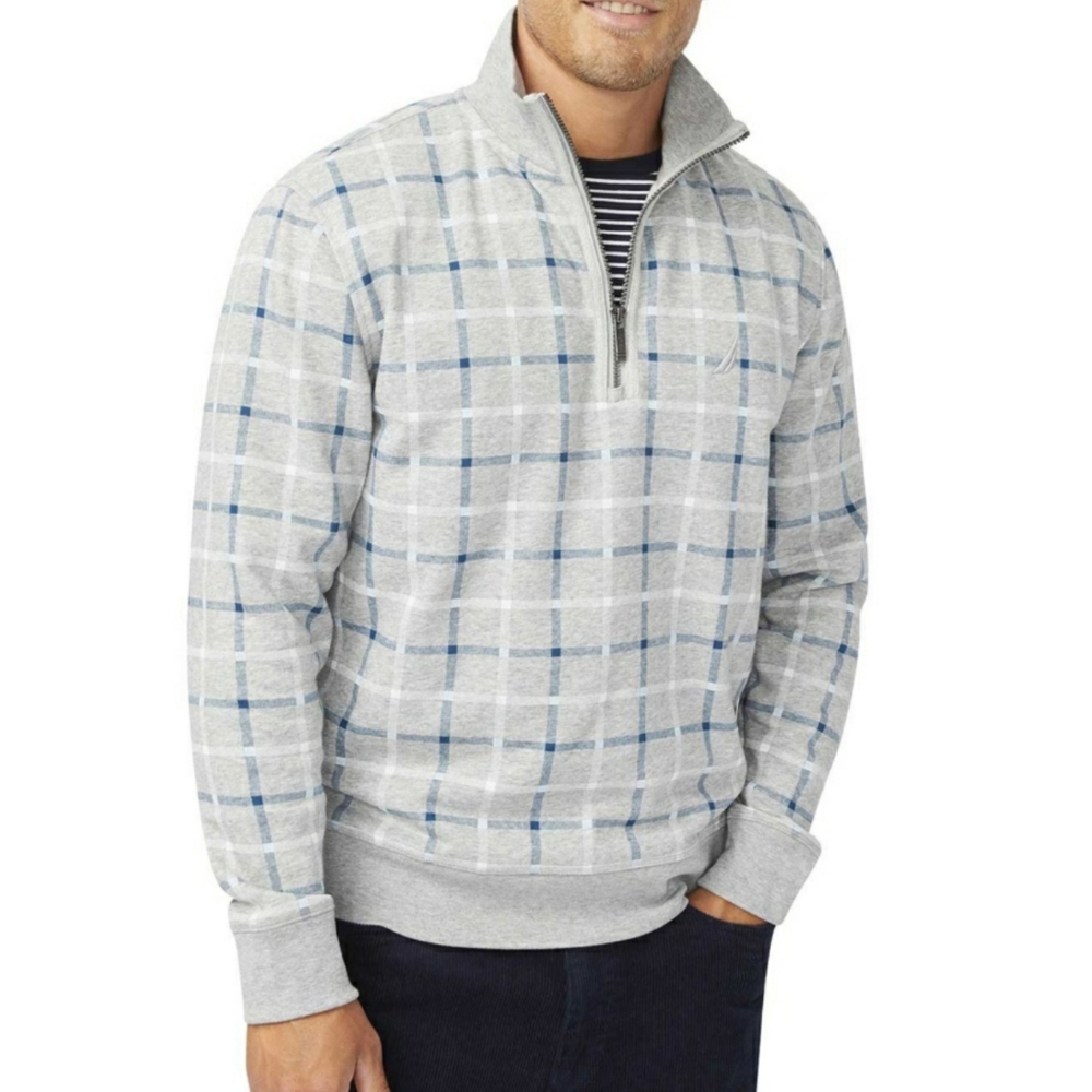 NWT Nautica Quarter Zip Fleece Pullover